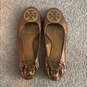 Tory Burch Bronze flats